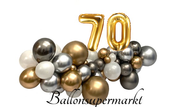 DIY Ballondeko zum 70. Geburtstag