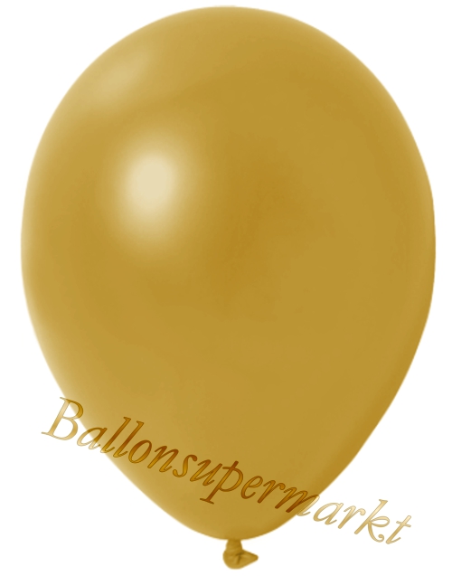 Deko-Metallic-Luftballons-Gold-Ballons-aus-Natur-Latex