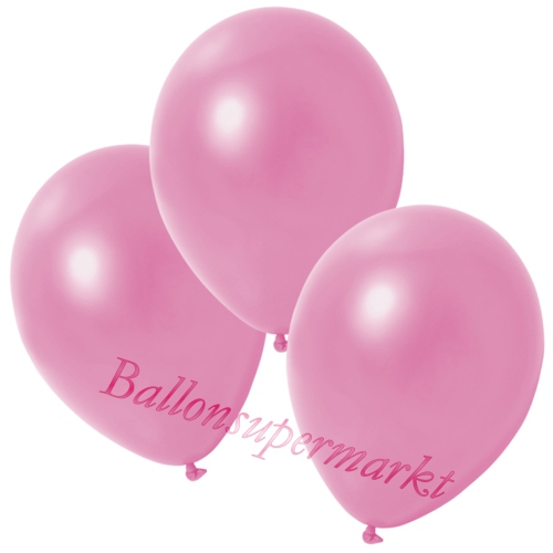 Deko-Metallic-Luftballons-Rose-Ballons-aus-Natur-Latex-zur-Dekoration