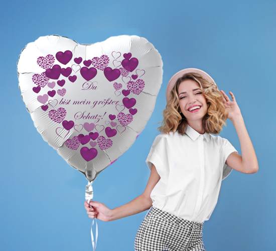 Grosses-Geschenk-Herzluftballon-zum-Valentinstag-Du-bist-mein-groesster-Schatz