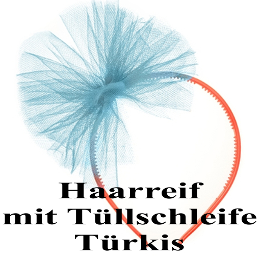 Haarreif-mit-Tuellschleife-Tuerkis