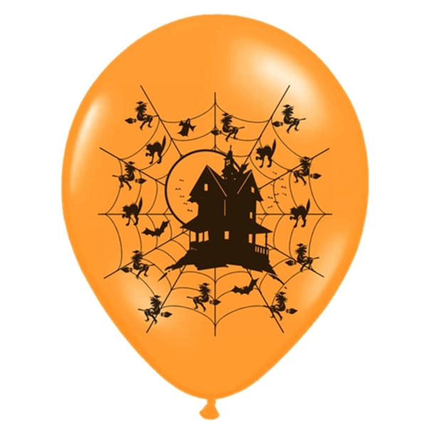 Latexballons-Halloween-Hounted-House-Dekoration-Halloweenparty