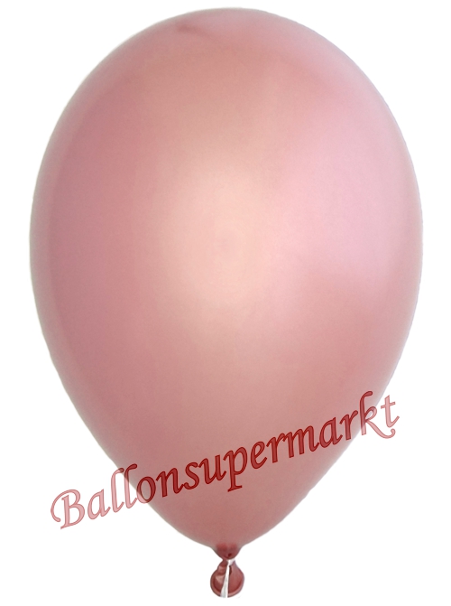 Luftballons-Metallic-Rosegold-30-cm-Dekoration-Hochzeit