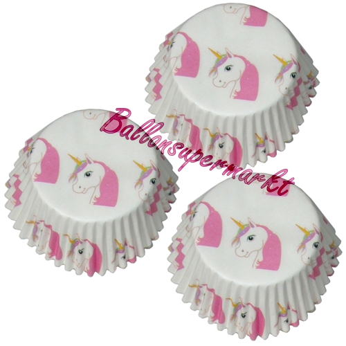 Muffindeko-Set-Einhorn-Muffindekoration-Kindergeburtstag-Unicorn-Cupcakes