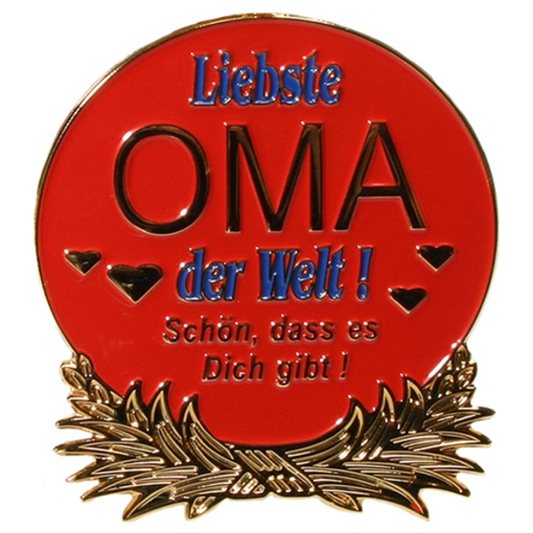 Orden-Liebste-Oma-der Welt-Geschenk-Aufmerksamkeit-Grossmutter