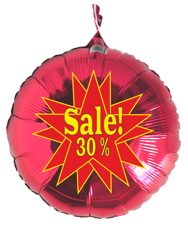 Sale-star-30-prozent-roter-Rundballon-aus-Folie-zur-Geschaeftsaktion-Werbeaktion-Sales