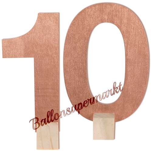 Tischdekoration-Aufsteller-Zahl-10-rosegold-Dekoration-zum-10.-Geburtstag-Jubilaeum