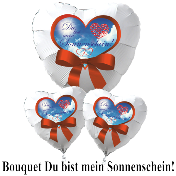 Zum-Valentinstag-Ballon-Bouquet-Du-bist-mein-Sonnenschein