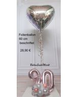 Ballon-Bouquet mit Zahlen