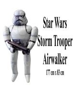 Folienballon Airwalker Storm Trooper, Star Wars, ohne Helium