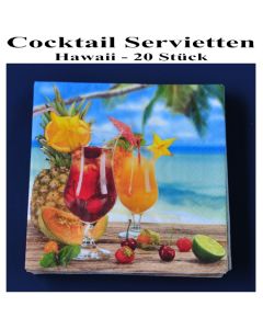 Cocktail Servietten Hawaii