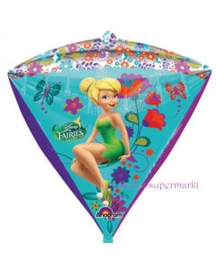 Diamondz Luftballon aus Folie, Tinker Bell ohne Helium