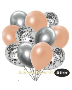 luftballons-50er-pack-15-silber-konfetti-und-18-metallic-lachs-17-chrome-silber