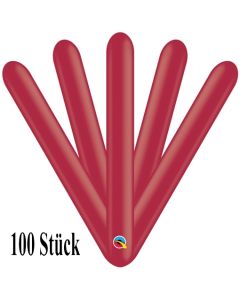 Qualatex Modellierballons, 260 Q, 100 Stück, Maroon