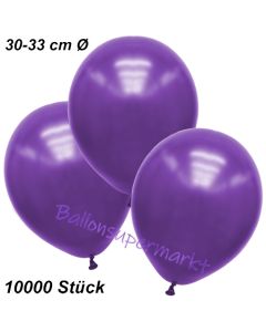 Premium Metallic Luftballons, Violett, 30-33 cm, 10000 Stück