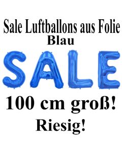 Sale Luftballons Schaufensterdekoration, 1 Meter groß, Blau