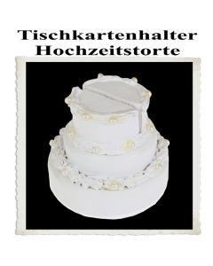 Tischkartenhalter Hochzeitstorte, Halter für Namenskarten, Tischdekoration Hochzeit