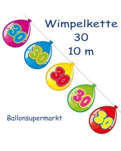 Wimpelgirlande Balloonshape 30