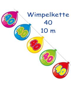 Wimpelgirlande Balloonshape 40